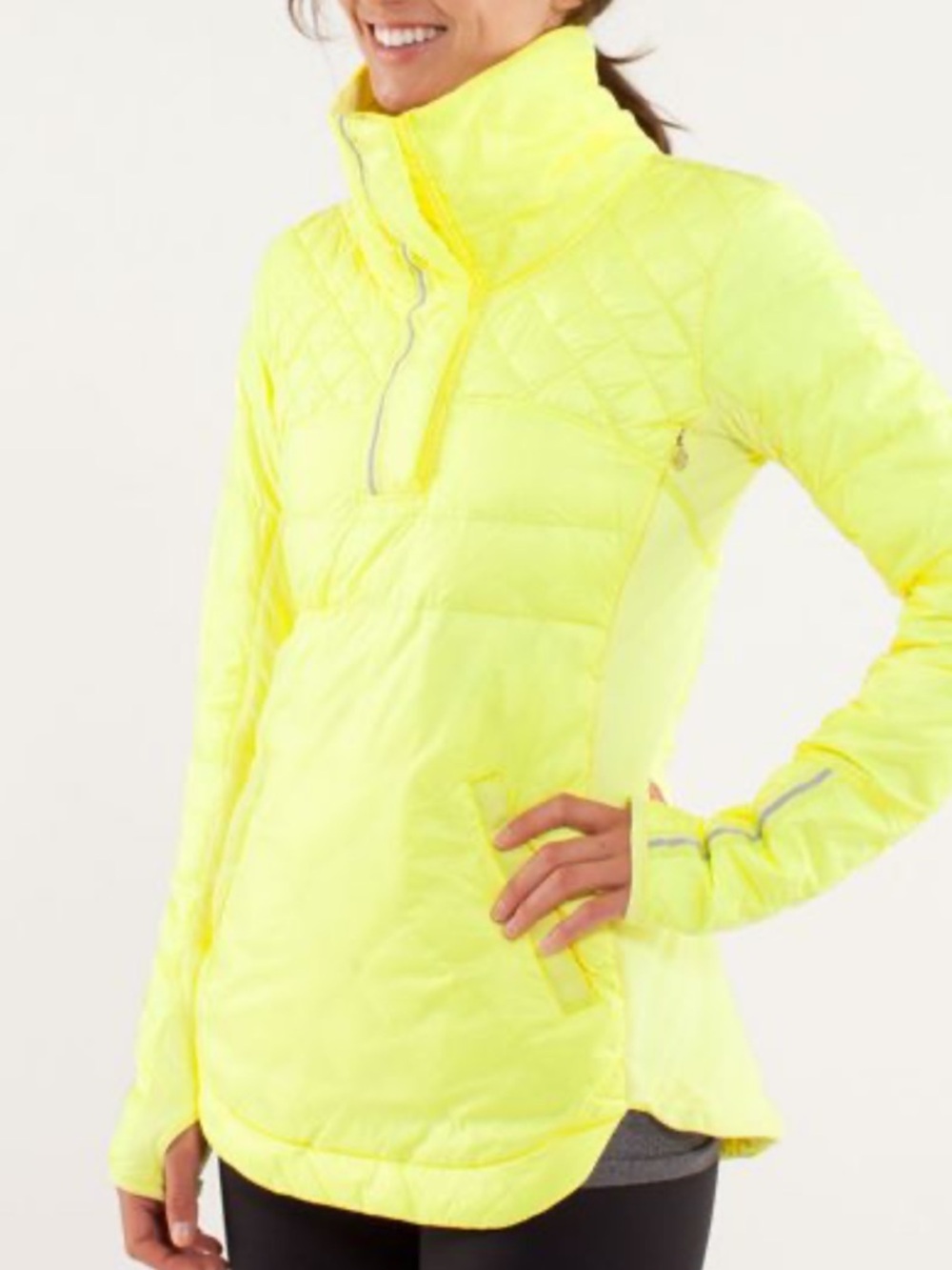 lululemon athletica What The Fluff Pullover - Neon Yellow